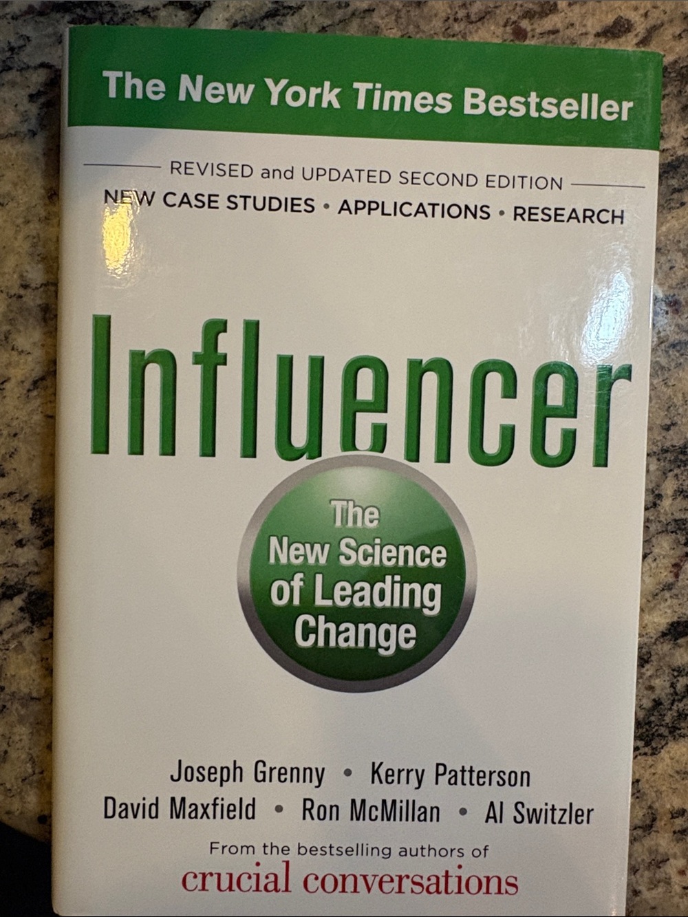 Influencer: The New Science of Leading Change - Green & White Cover